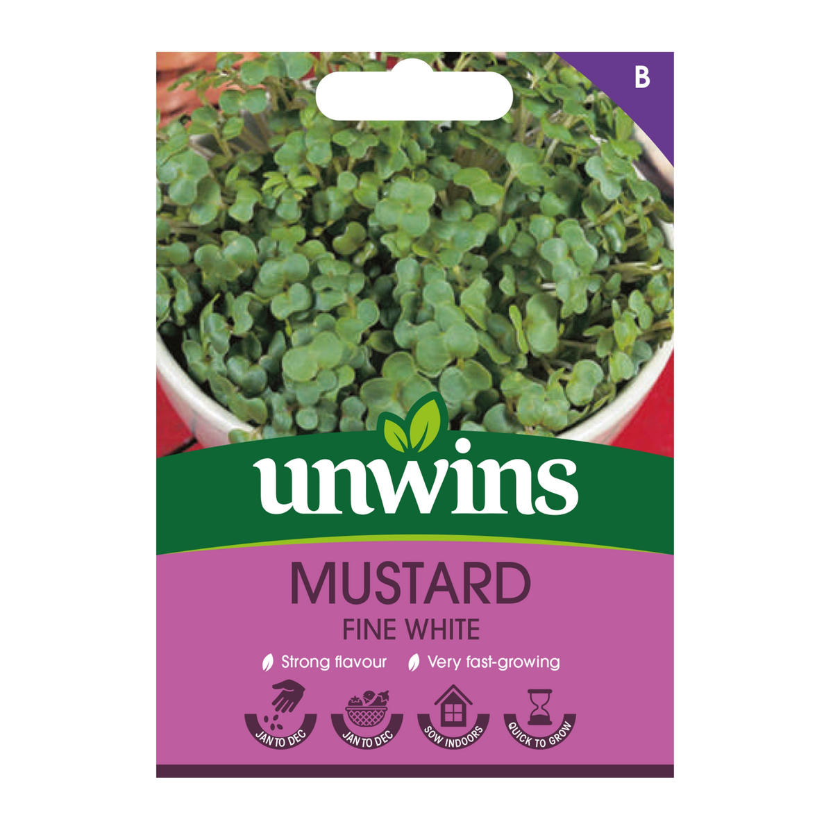 Unwins Herb Mustard Fine White