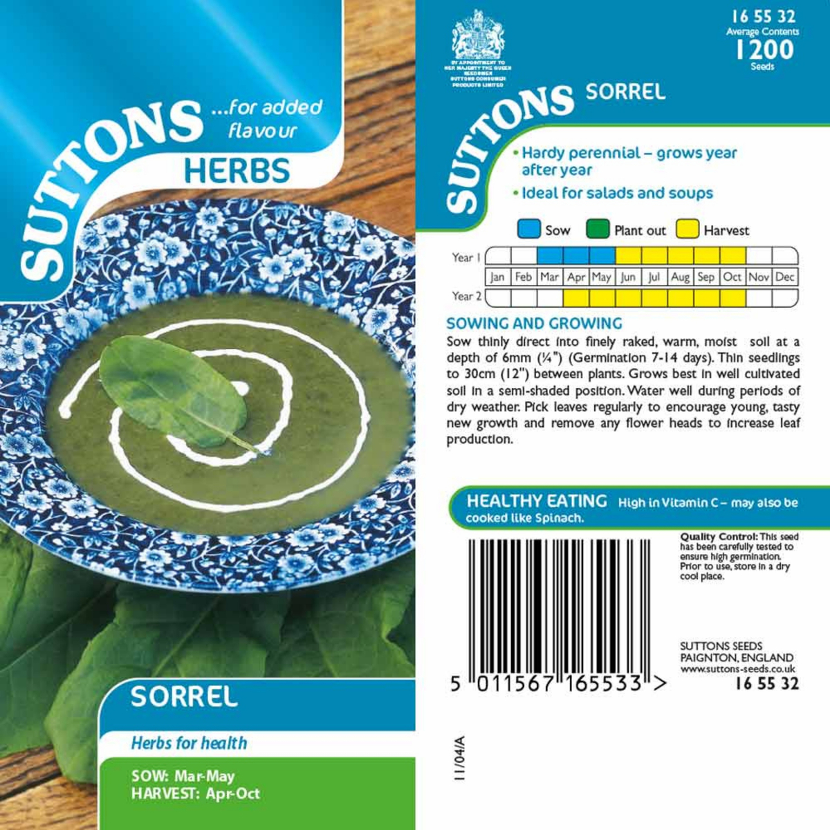 Suttons Seed Sorrel