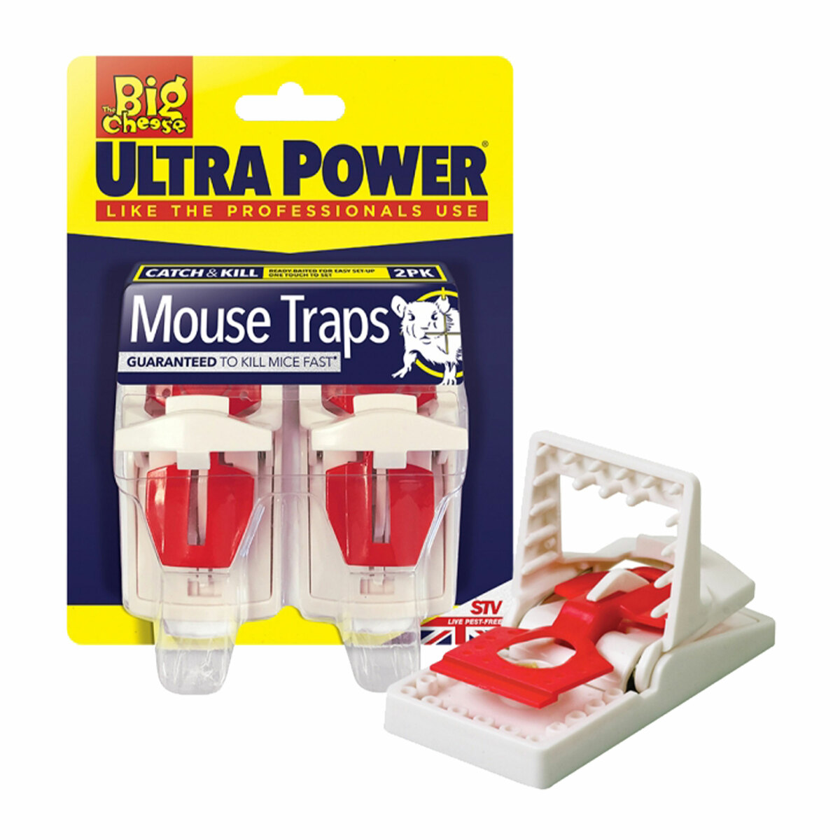 The Big Cheese Ultra Power Mouse Trap - 2 Pack