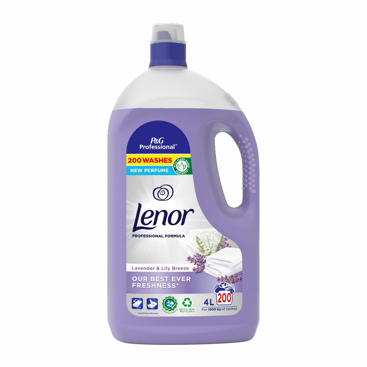 Lenor Prof Lavender & Lily Breeze Fabric Cond 4L