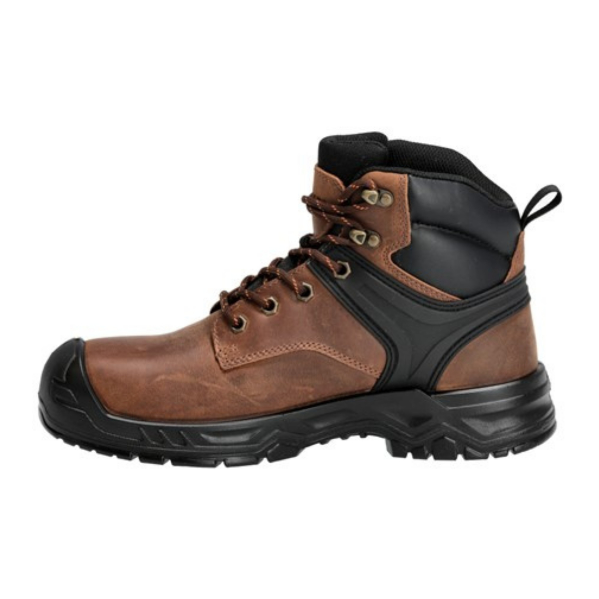 Mascot Safety Boots Nut Brown-Black UK11/EU46