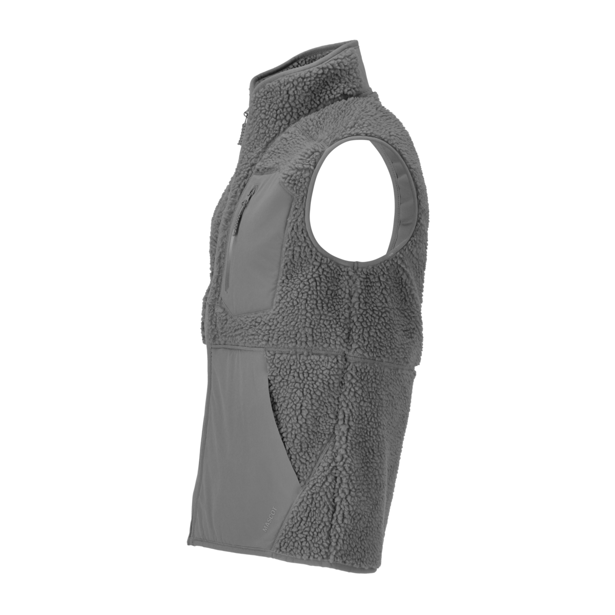 Mascot Pile Zipper Gilet Stone Grey XS