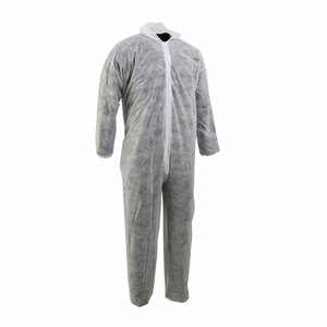 Disposable Boilersuit Polypropylene White XL