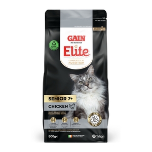 GAIN Elite Senior Cat 7+ Chicken 800g