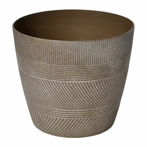 Planter Mika Stripe Taupe D22 x H20