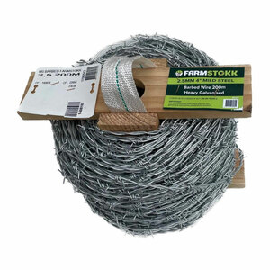 Farmstokk MS Barbed Wire 2.5mm x 200m