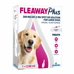 Fleaway Plus Large Dog 1's 268mg