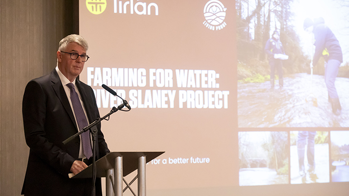 Watchback: Jim Bergin CEO at the launch of the River Slaney Project