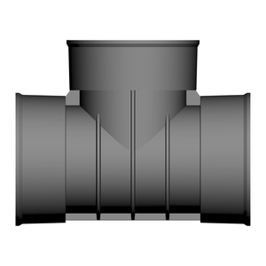 Twinwall 90 Degree Tee CorriPipe Coupler 150mm