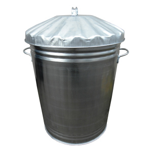 Galvanised Bin & Lid