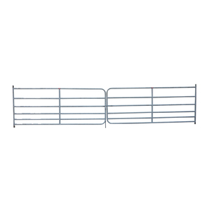 Fox Brothers Medium Galvanised Double Field Gate 21ft