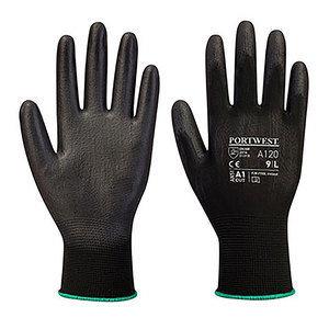 PU Palm Glove Black L