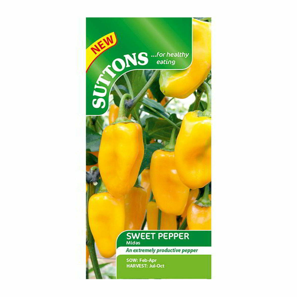 Suttons Sweet Pepper Midas