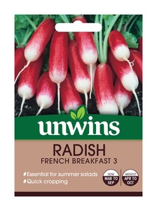 Unwins French Breakfast Radish Seeds