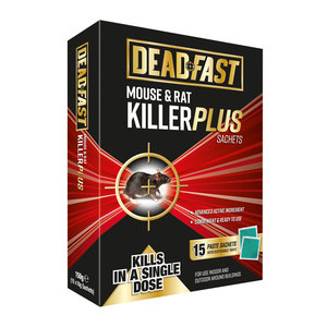 Deadfast Mouse and Rat Killer 15 Sachets