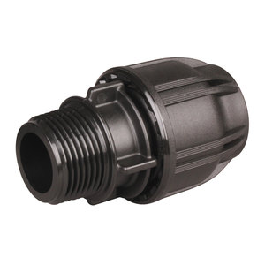 Hansen Male End Connector 1/2