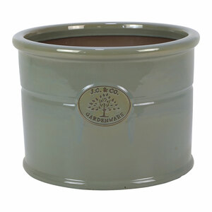 Planter JC & Co Cylinder Antique Grey 29cm