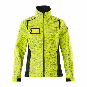 Mascot Softshell Jacket Hi-Vis Yellow/Navy 2XL