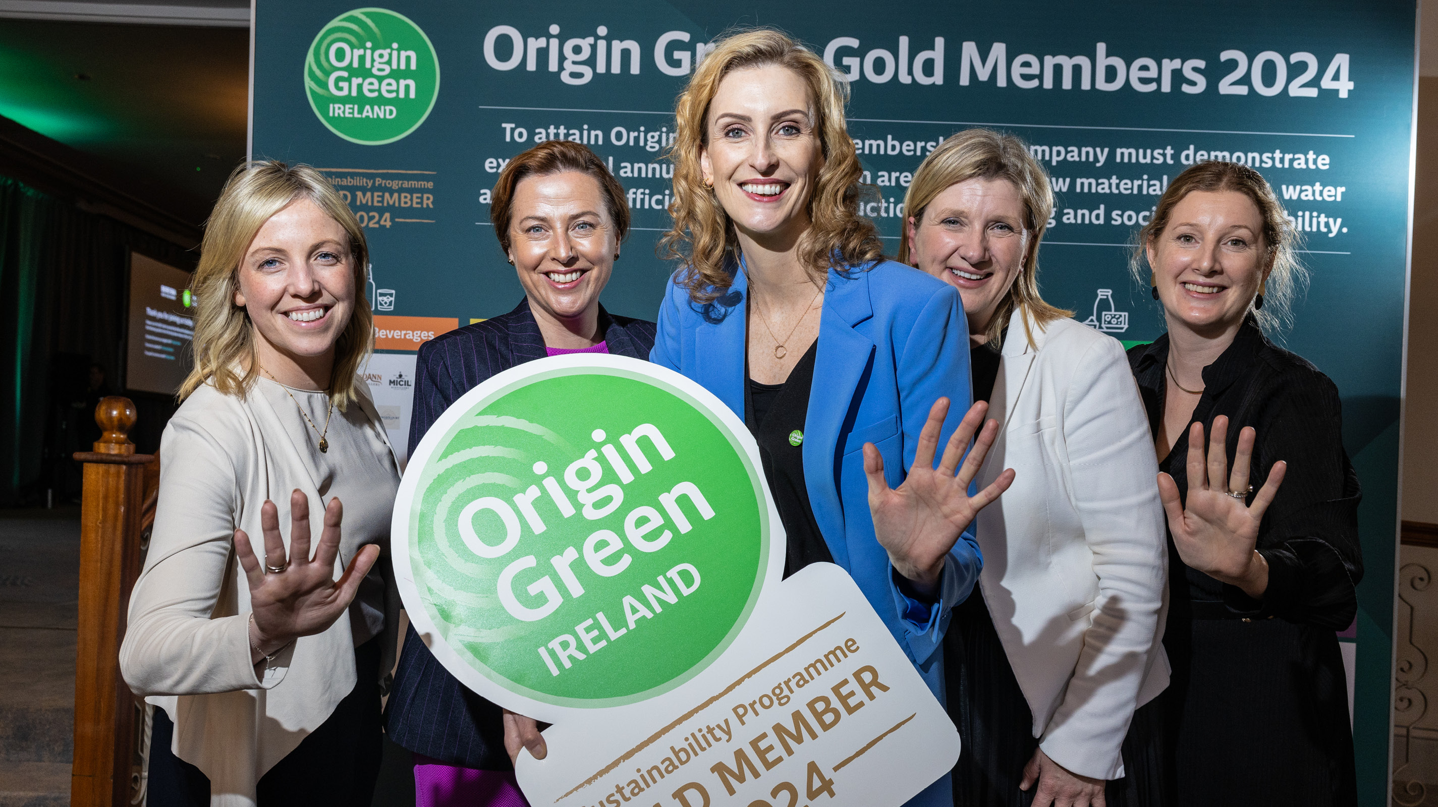 Tirlán recognised as the only company to achieve Origin Green Gold Membership for fifth year in a row